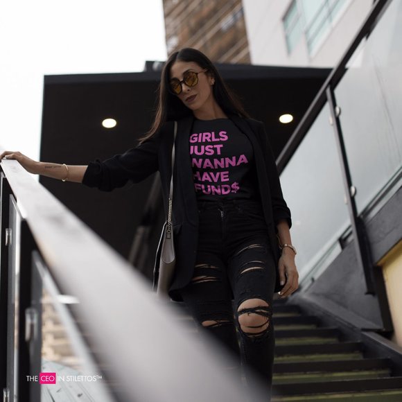 Girls Just Wanna Have Fund$ T-Shirt ✨ - Picture 3 of 5